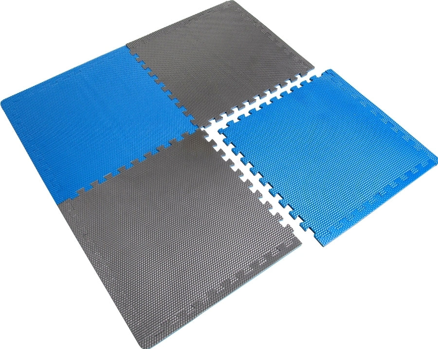 CAP High Density Reversible 4 Piece 13.7 Sq Ft Puzzle Exercise Mat (Various Colors)