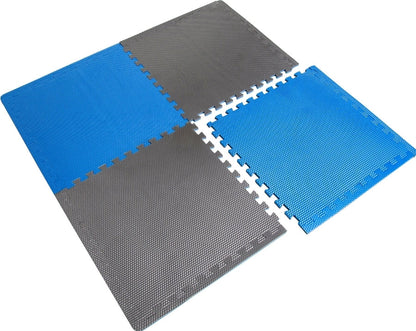 CAP High Density Reversible 4 Piece 13.7 Sq Ft Puzzle Exercise Mat (Various Colors)