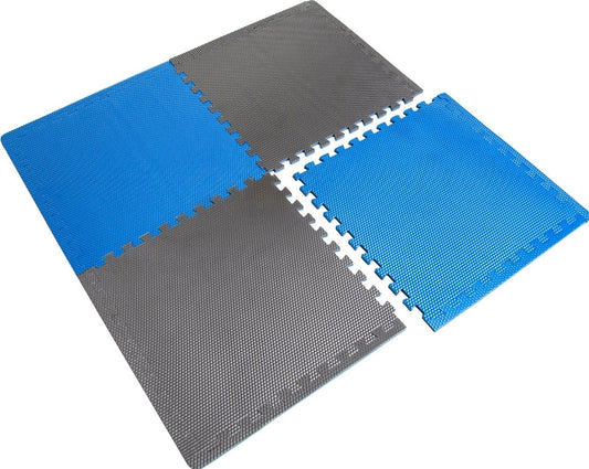 CAP High Density Reversible 4 Piece 13.7 Sq Ft Puzzle Exercise Mat (Various Colors)