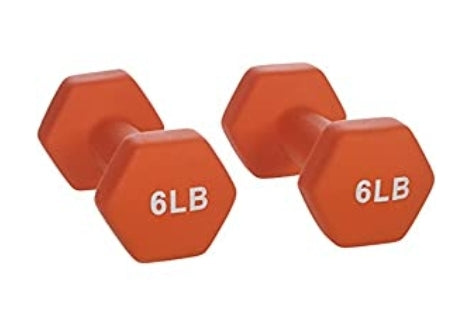 CAP Barbell Neoprene Dumbbell, Single 2-10 lbs