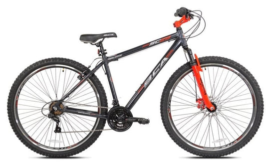 BCA 29 inch SC29 Mountain Bike, Gray and Orange