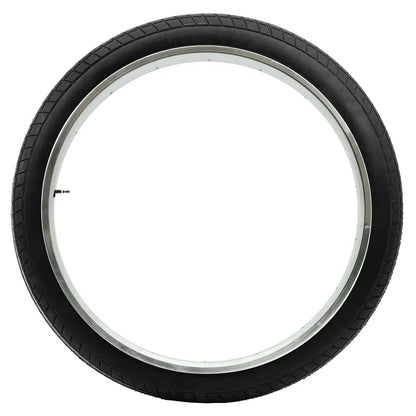 26" Innova Fat Tire with White Wall and Black Design, 3.0" Width
