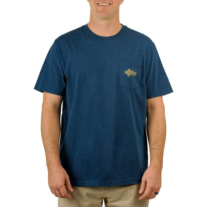 Aftco Top View Short Sleeve Shirt in Naval