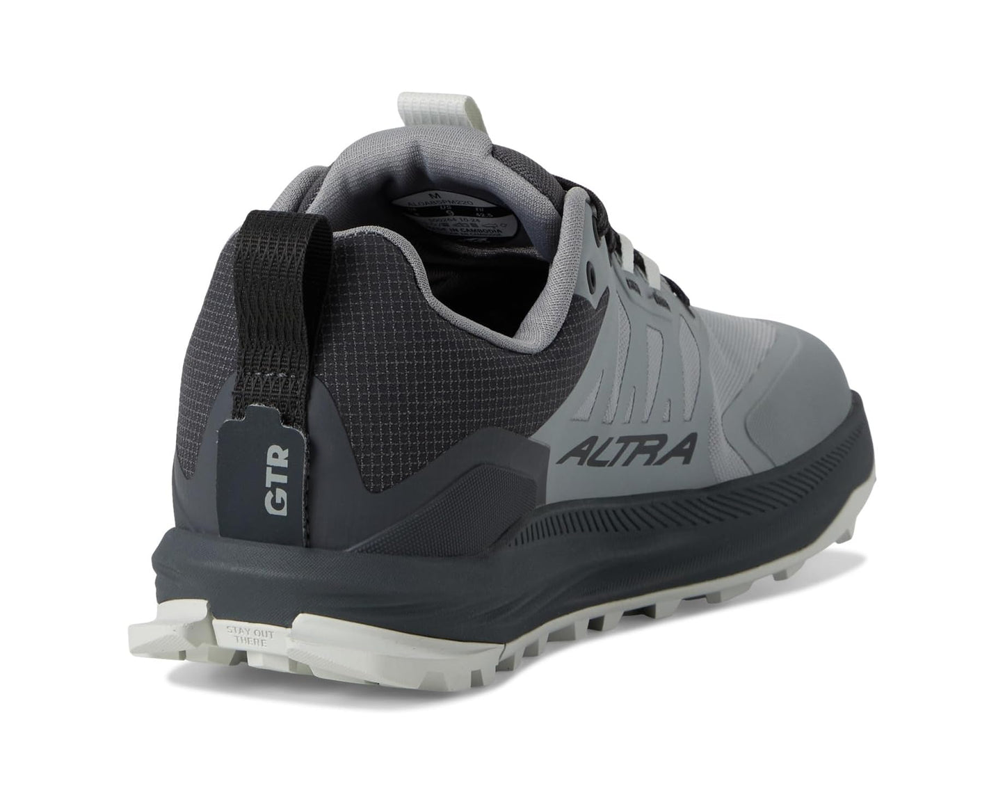 Altra Men's Lone Peak 9 Waterproof Low in Gray