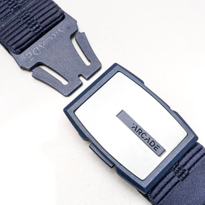 Arcade Belt Stamped in Navy