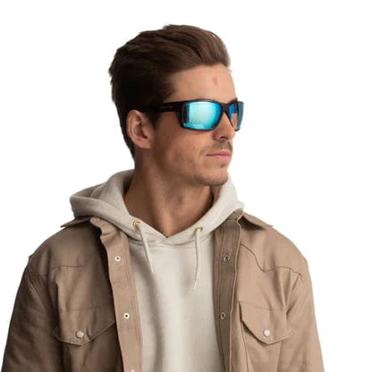 Bajio Bales Beach Polarized Sunglasses in Gray Camo Matte