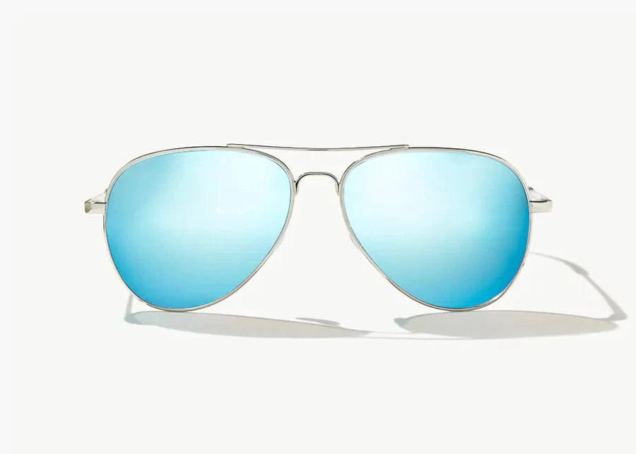 Bajio Soldado Polarized Sunglasses in Silver Gloss