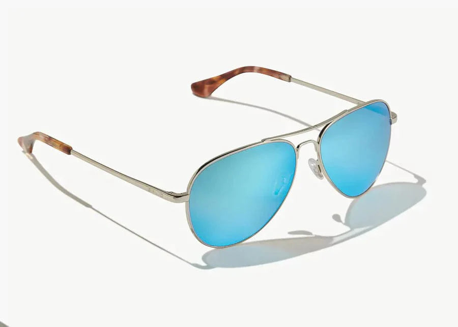 Bajio Soldado Polarized Sunglasses in Silver Gloss