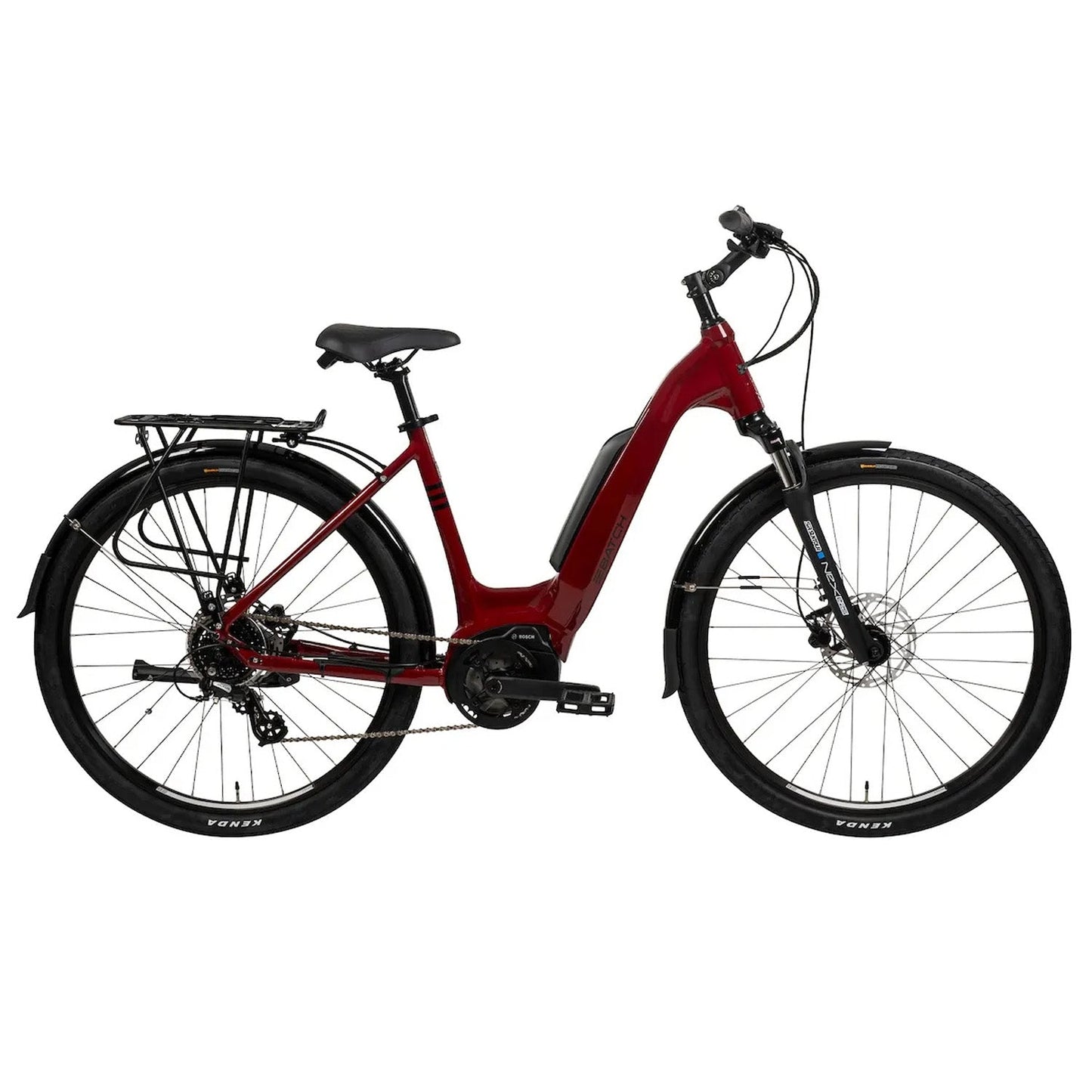BATCH Step-Thru E-Bike Red, SM | ML