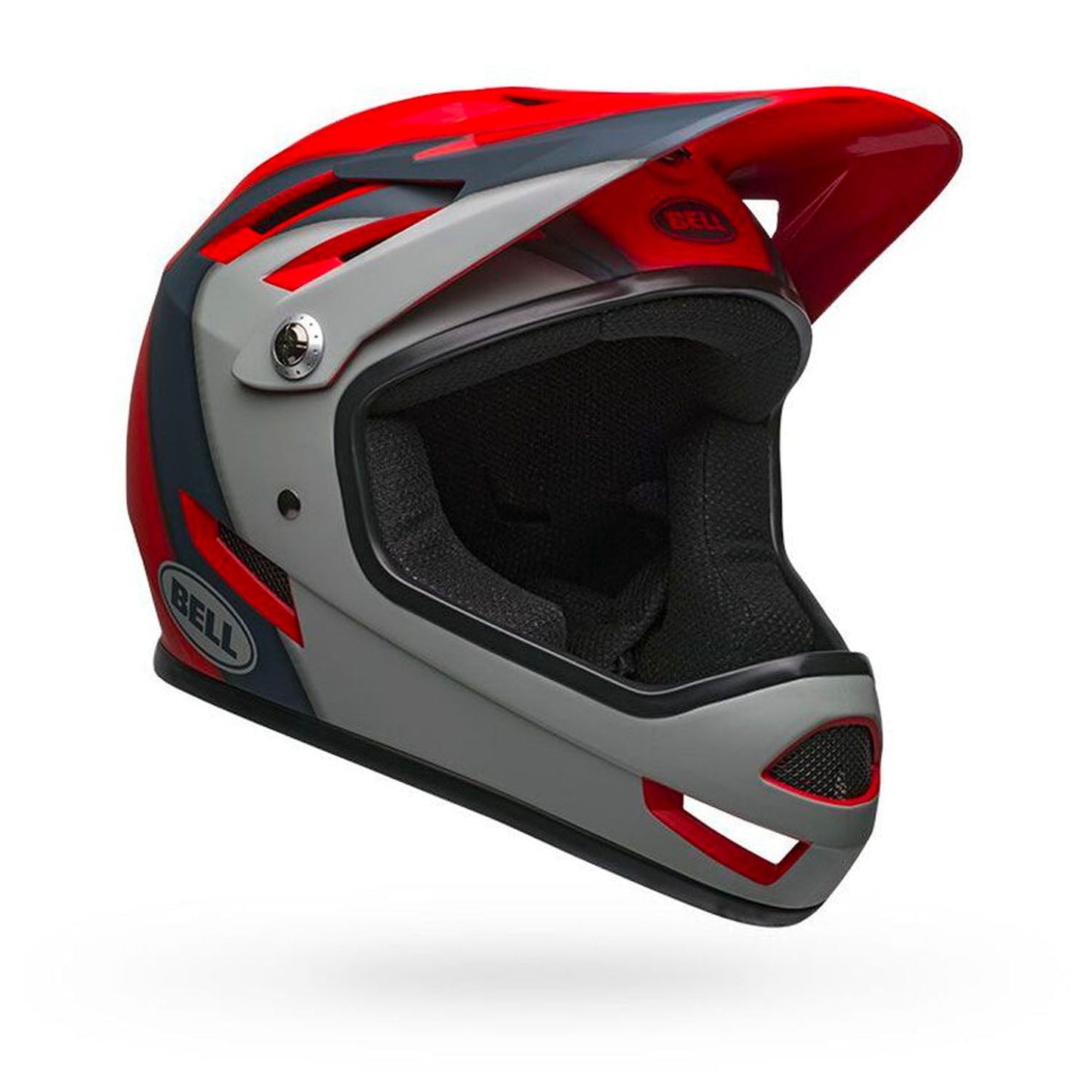 Bell Sanction Full Face Helmet - Matte Crimson/Slate Gray - Mountain Bike Helmet