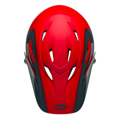 Bell Sanction Full Face Helmet - Matte Crimson/Slate Gray - Mountain Bike Helmet