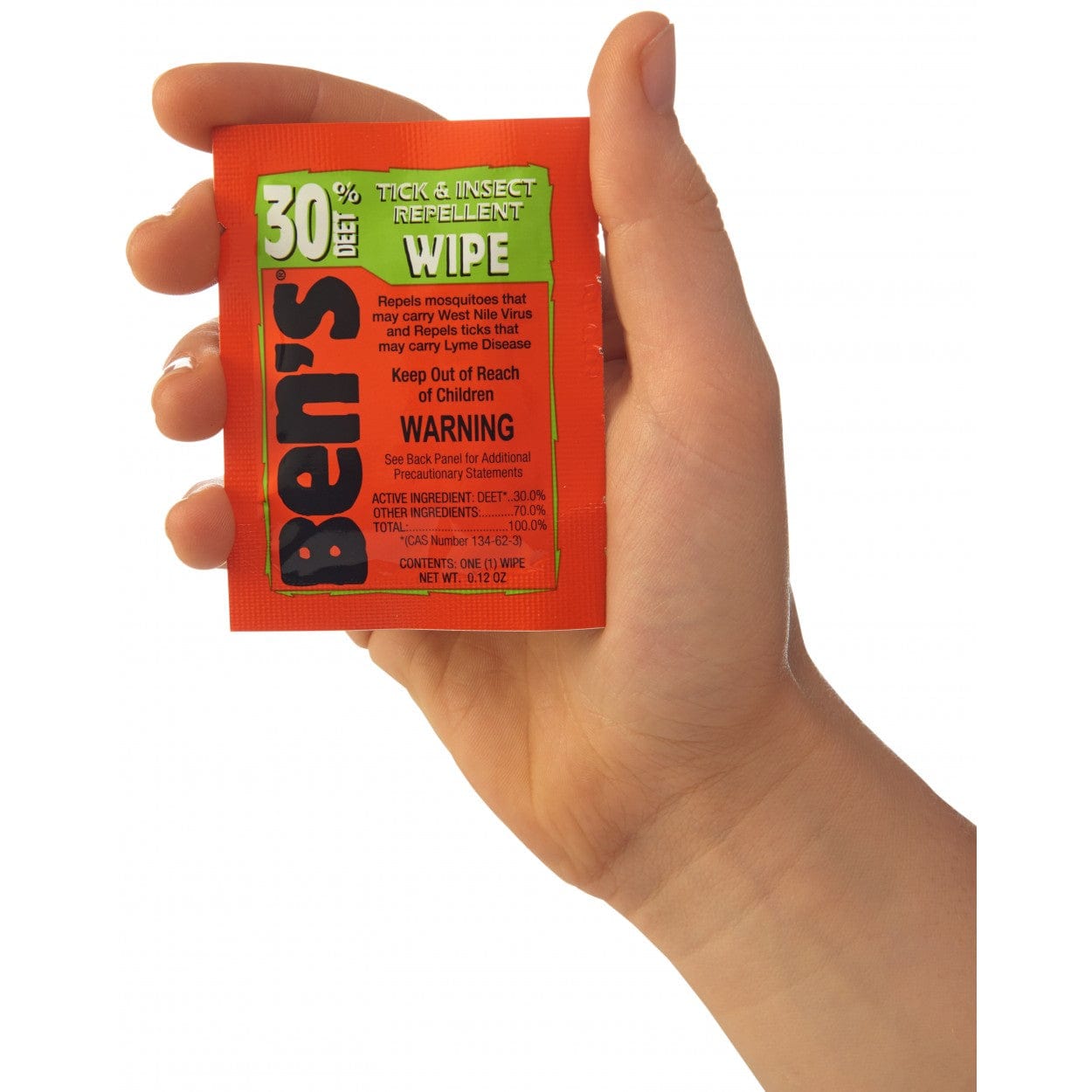 Ben's 30 Tick & Insect Repellent Wipes