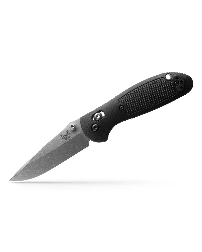 Benchmade Mini Griptilian | Black Grivory | Drop-Point