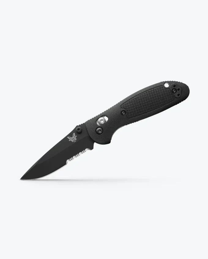 Benchmade Mini Griptilian | Black Grivory Drop-Point