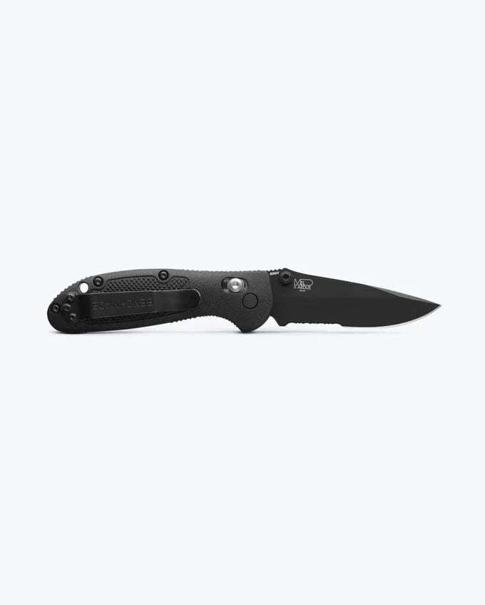 Benchmade Mini Griptilian | Black Grivory Drop-Point