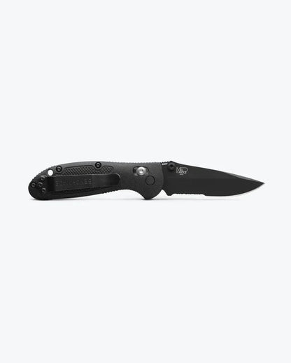 Benchmade Mini Griptilian | Black Grivory Drop-Point