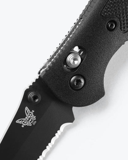 Benchmade Mini Griptilian | Black Grivory Drop-Point