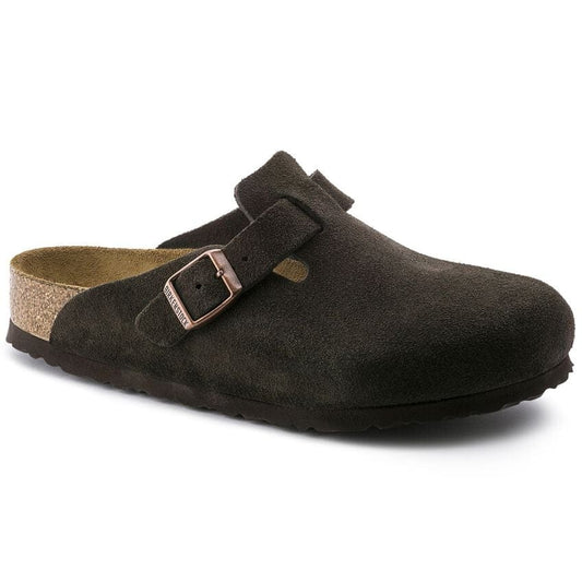 Birkenstock Boston Soft Footbed Suede Leather - Men's