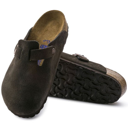 Birkenstock Boston Soft Footbed Suede Leather - Men's
