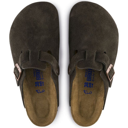 Birkenstock Boston Soft Footbed Suede Leather - Men's