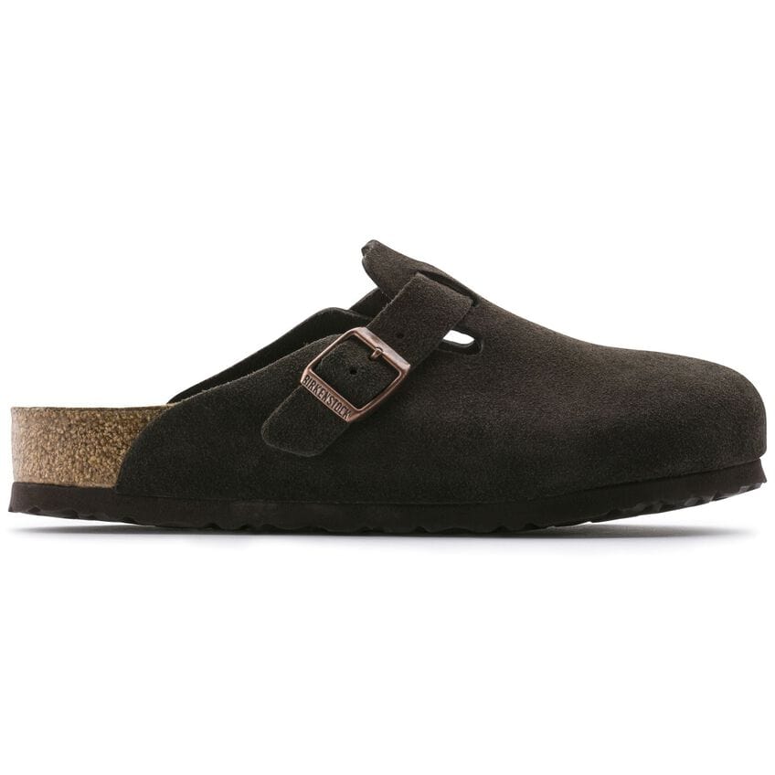 Birkenstock Boston Soft Footbed Suede Leather - Men's