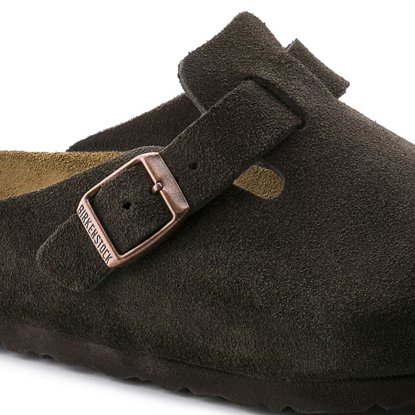Birkenstock Boston Soft Footbed Suede Leather - Men's