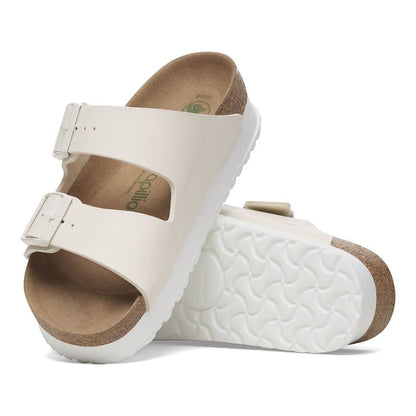Birkenstock Women's Arizona Platform Vegan in Eggshell
