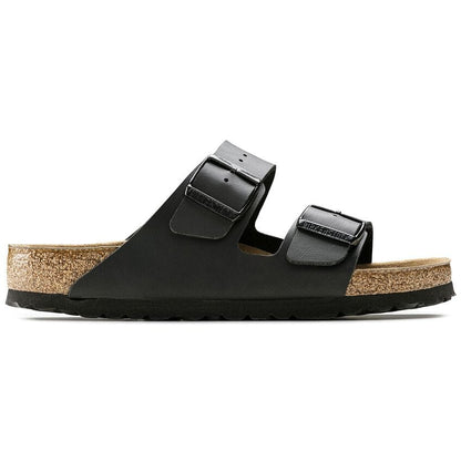Birkenstock Women's Arizona Soft Footbed Birko-Flor in Black