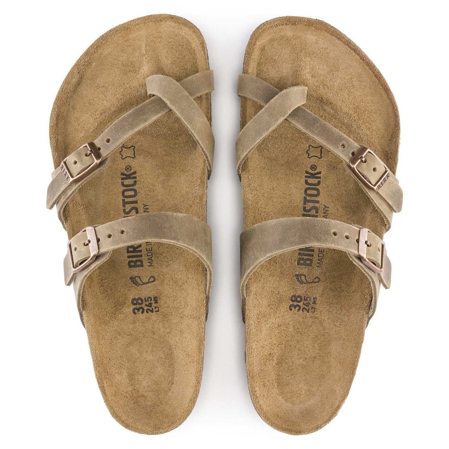 Birkenstock Women's Mayari Oiled leather Tobacco Brown