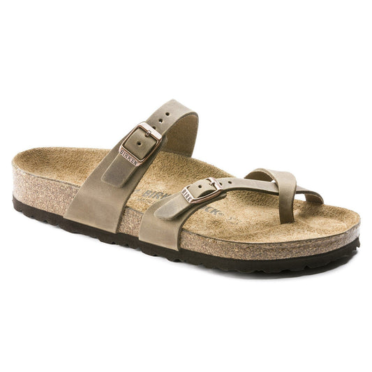 Birkenstock Women's Mayari Oiled leather Tobacco Brown