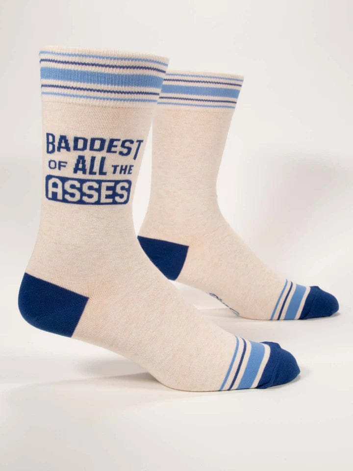 Blue Q Baddest Of All The A**es Socks - Men's