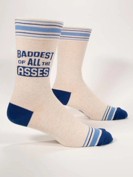 Blue Q Baddest Of All The A**es Socks - Men's