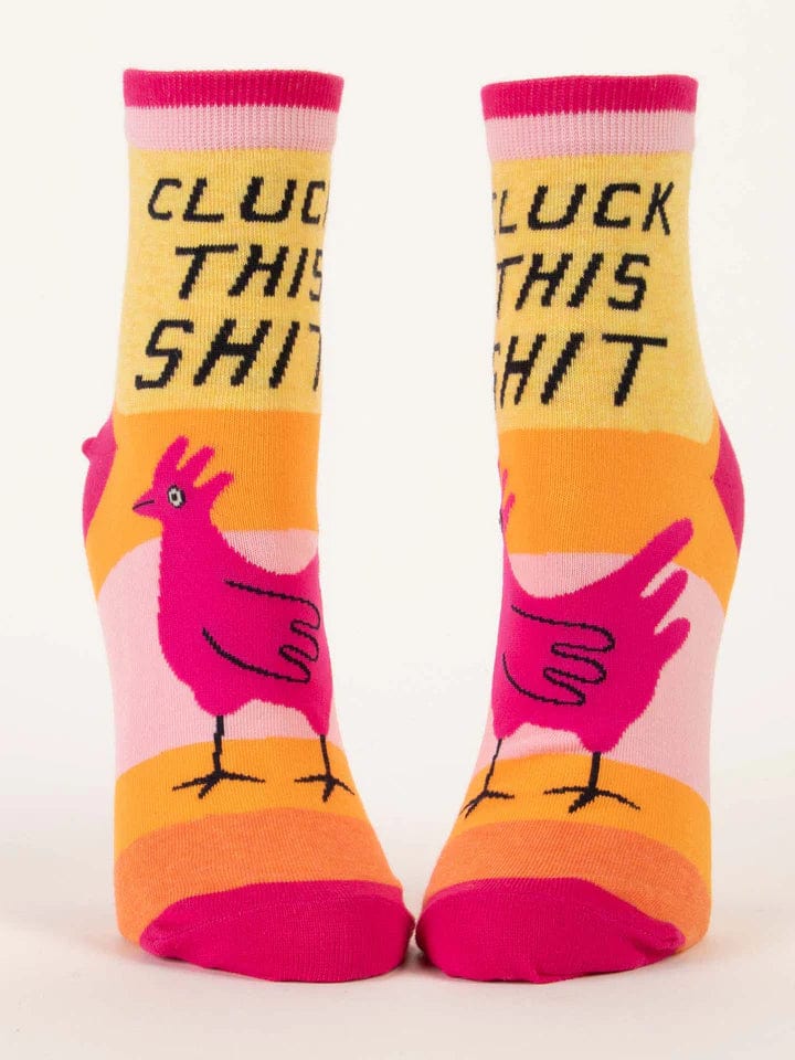 Blue Q Cluck This S**t Crew Socks - Women's