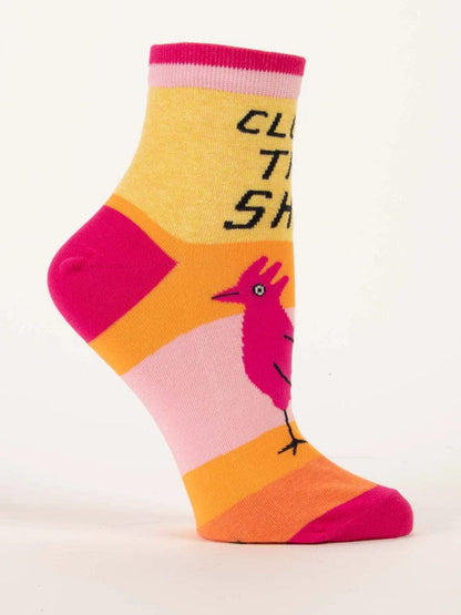 Blue Q Cluck This S**t Crew Socks - Women's