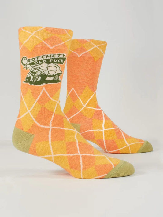 Blue Q Crotchety Old F**K Crew Socks - Men's