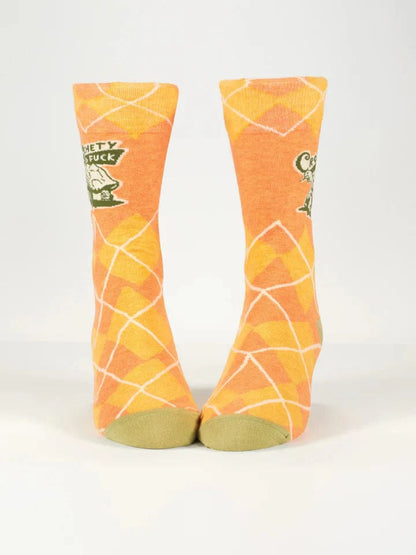 Blue Q Crotchety Old F**K Crew Socks - Men's