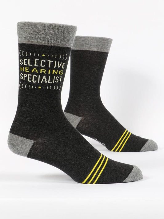Blue Q "Selective Hearing" Socks - Men's