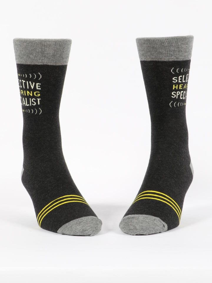 Blue Q "Selective Hearing" Socks - Men's