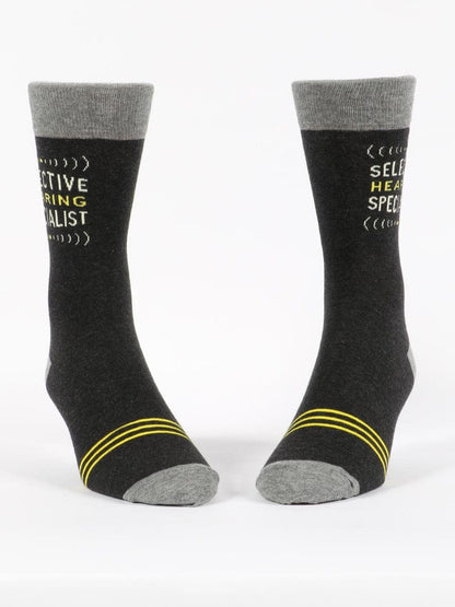 Blue Q "Selective Hearing" Socks - Men's