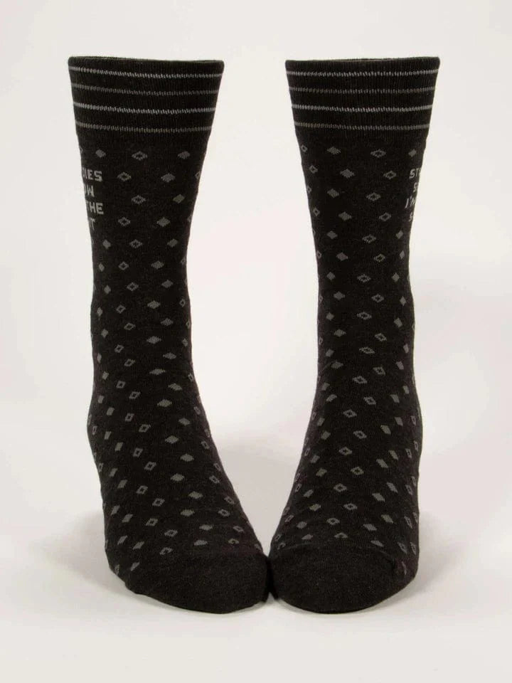Blue Q Studies Show I'm The S**t Crew Socks - Men's