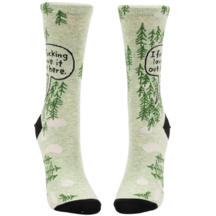 Blue Q "F**king Love It Woods" Crew - Women's
