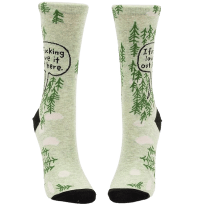 Blue Q "F**king Love It Woods" Crew - Women's