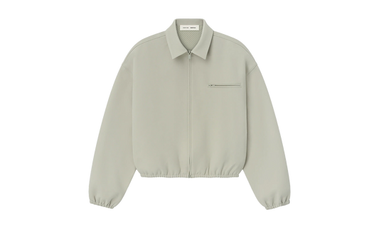 Bonded Canvas Full Zip Jacket "Abby Stone"