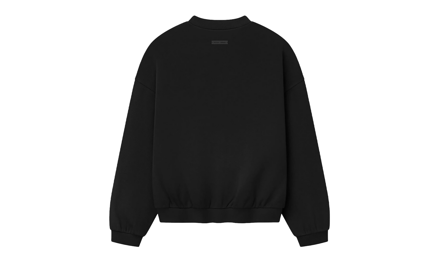 90's Fleece Crewneck "Jet Black"