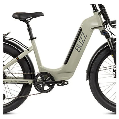 Buzz Cerana 2ST Commuter eBike, 24" Tire, Low Step, Dusted Moss Green