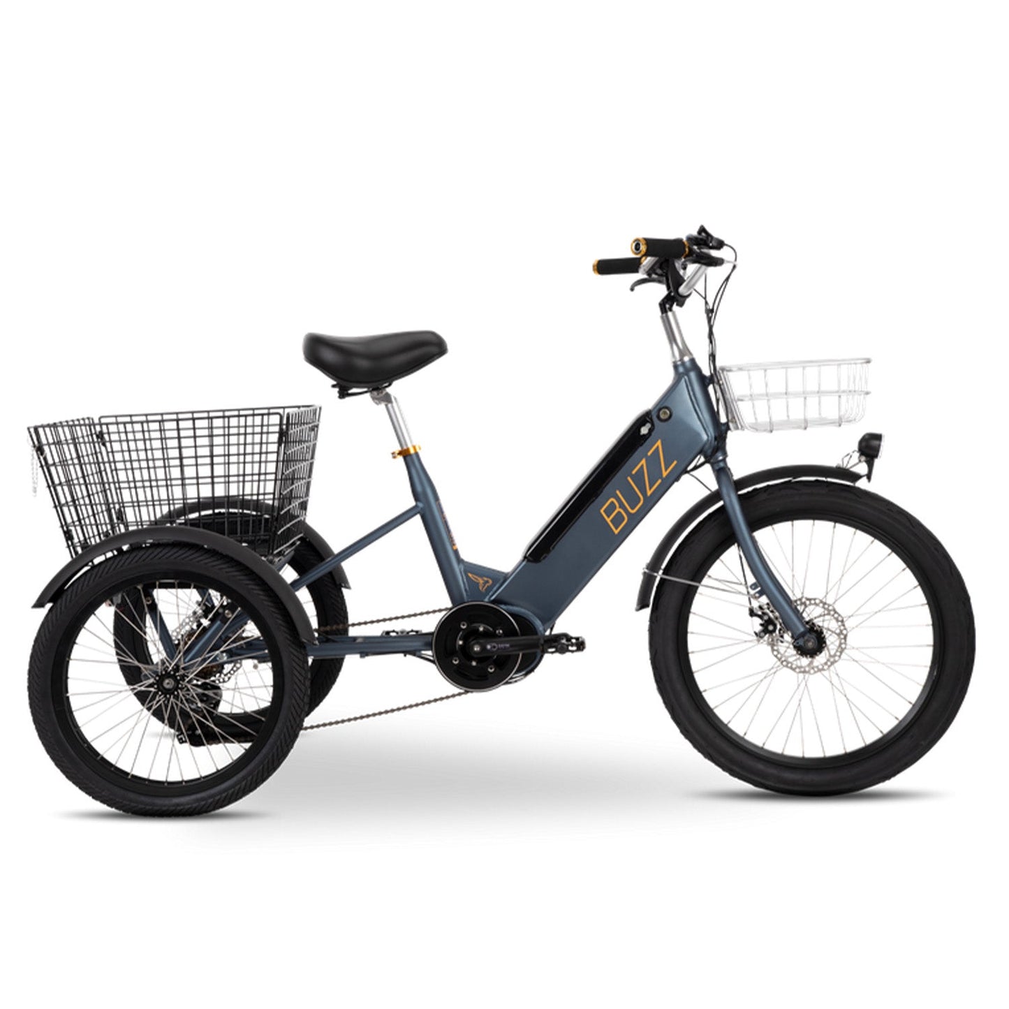 Buzz Cerana E-Trike, Mid Drive, 350 Watt - Blue