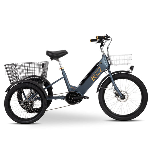 Buzz Cerana E-Trike, Mid Drive, 350 Watt - Blue