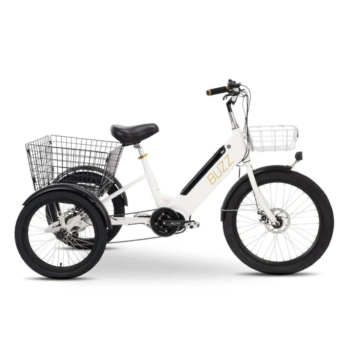 Buzz Cerana E-Trike, Mid Drive, 350 Watt - White