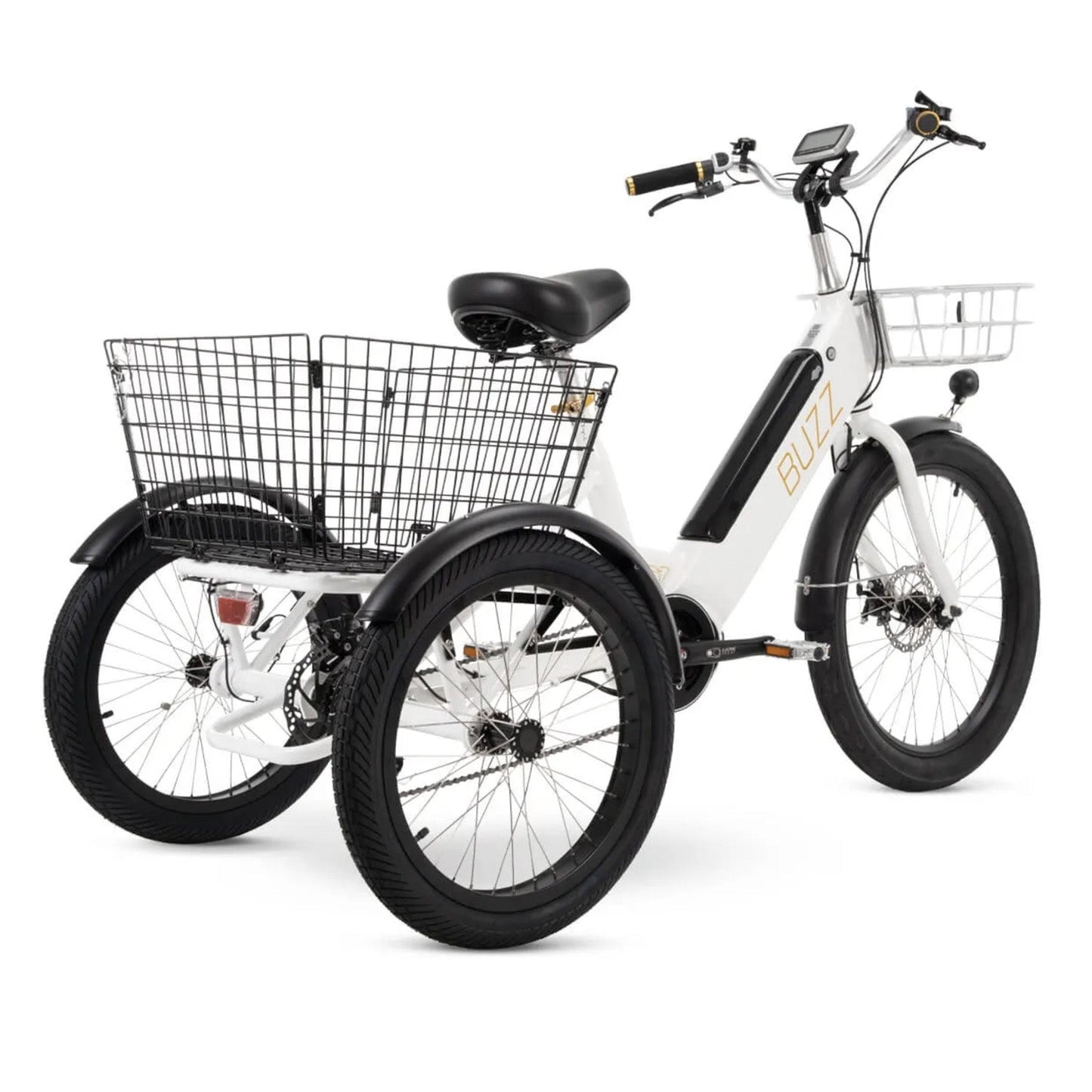 Buzz Cerana E-Trike, Mid Drive, 350 Watt - White