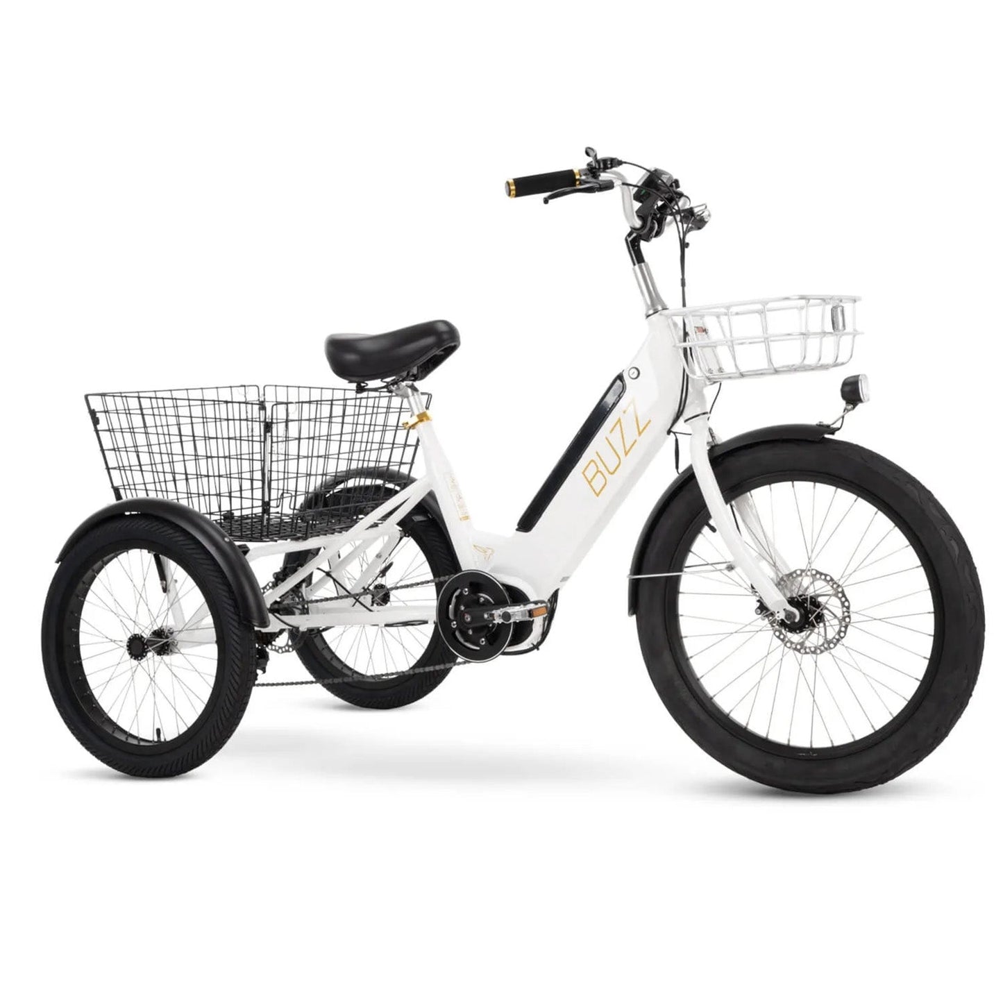 Buzz Cerana E-Trike, Mid Drive, 350 Watt - White